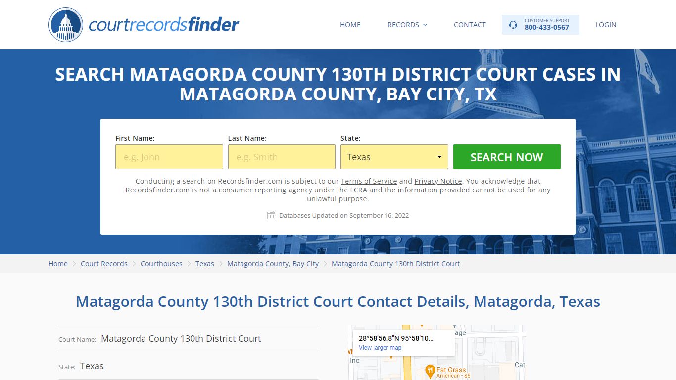 Matagorda County 130th District Court Case Search - Matagorda County ...